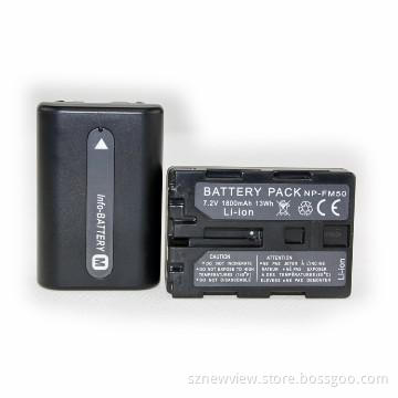 NEW VIEW Rechargeable digital camera battery NP-QM50  for Sony